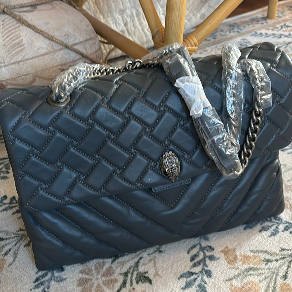 Kurt Geiger Charcoal black tote